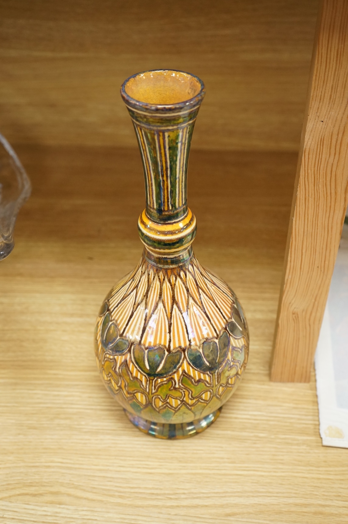 Maw & Co., Jackfield, Salop: A lustre ware art pottery vase